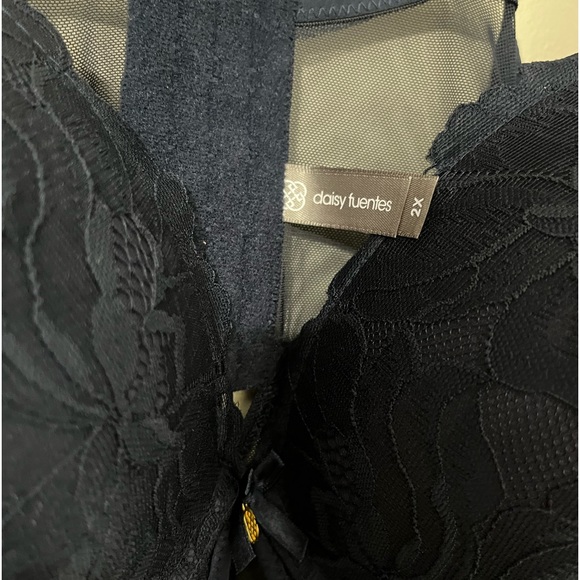Daisy Fuentes (NWOT) Navy Blue Lingerie Set - Picture 4 of 7